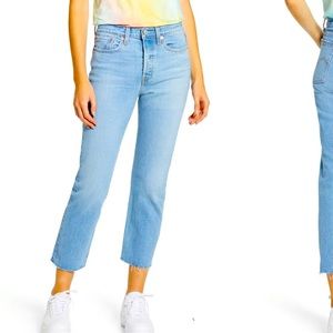 Levi’s high rise wedgie straight jeans